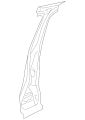 Reinf-B/C Post (Jaguar OEM) C2C8837OEM