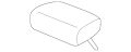 Headrest (Jaguar OEM) C2D11391CJBOEM