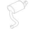 Silencer-Exh Rr (Jaguar OEM) (Jaguar OEM) C2D17100OEM
