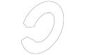 Circlip (Jaguar OEM) C2D23748OEM