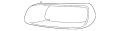 Moulding (Jaguar OEM) C2D25657OEM
