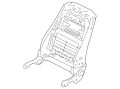 Frame-Squab (Jaguar OEM) C2D37802OEM