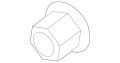 Nut And Washer (Jaguar OEM) C2D38498OEM