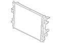 Radiator (Jaguar OEM) C2D38734OEM