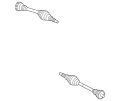 Shaft & Joint (Jaguar OEM) C2D51310OEM