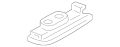 Retainer-Headlin (Jaguar OEM) C2D8950VAEOEM