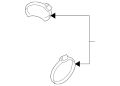 Clamp-Hose (Jaguar OEM) C2N2334OEM