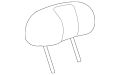 Headrest - Discontinued (Jaguar OEM) C2N3193SDZOEM