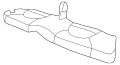 Cushion - Discontinued (Jaguar OEM) C2N3605LEGOEM