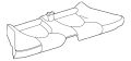 Cushion, Discontinued (Limited Supply) (Jaguar OEM) C2N3728LEGOEM