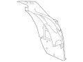Liner-Wheelarch (Jaguar OEM) C2P12149OEM