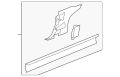 Panel-Sill (Jaguar OEM) C2P12585OEM