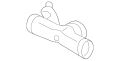 Tube-T-Piece (Jaguar OEM) C2P13167OEM