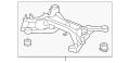 Subframe-Suspens (Jaguar OEM) C2P14022OEM