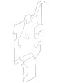 Shield-Deflector (Jaguar OEM) C2P14026OEM