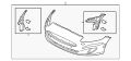 Cover-Bumper (Jaguar OEM) C2P20228XXXOEM