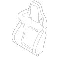 Cover-Squab (Jaguar OEM) C2P21548RGHOEM