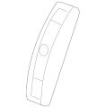 Bezel (Jaguar OEM) C2P22486OEM