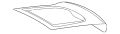 Panel-Tailgate (Jaguar OEM) C2P22536OEM