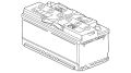 Battery-Wet (Jaguar OEM) C2P24168OEM