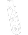 Bracket-Support (Jaguar OEM) C2P24848OEM
