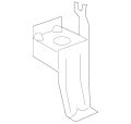 Bracket (Jaguar OEM) C2P25486OEM