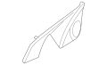 Cover-Mirror (Jaguar OEM) C2P2753OEM