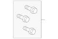 Bolt & Washer (Jaguar OEM) C2P3481OEM