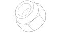 Nut (Jaguar OEM) C2P4786OEM