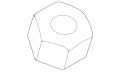 Nut-Flange (Jaguar OEM) C2P7191OEM