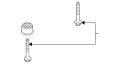 Bolt & Washer (Jaguar OEM) C2P7262OEM