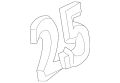 Badge-Trunk-Lid (Jaguar OEM) C2S11255OEM