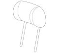 Headrest (Jaguar OEM) C2S12275LHSOEM