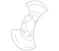 Shield-Brake Dus (Jaguar OEM) C2S20740OEM