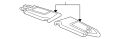 Sunvisor (Jaguar OEM) C2S31468SELOEM