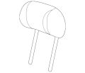 Headrest (Jaguar OEM) C2S38890AMCOEM