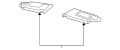 Sunvisor (Jaguar OEM) C2S42476SELOEM