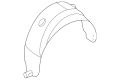 Liner-Wheelarch (Jaguar OEM) C2S48127OEM