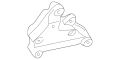 Bracket-Compress (Jaguar OEM) C2S5364OEM