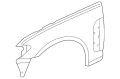 Panel-Fender (Jaguar OEM) C2Z20377OEM