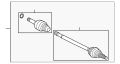 Halfshaft (Jaguar OEM) C2Z2245OEM