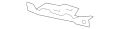 Bracket-Facia (Jaguar OEM) C2Z22802OEM