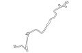Hose-Air Con (Jaguar OEM) C2Z23174OEM