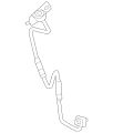 Hose (Jaguar OEM) C2Z26185OEM