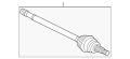 Halfshaft (Jaguar OEM) C2Z4126OEM