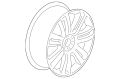 Wheel-Road-Alloy - Discontinued (Jaguar OEM) C2Z4430KOEM