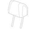 Headrest (Jaguar OEM) C2Z4739AMVOEM