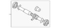Propshaft (Jaguar OEM) C2Z8971OEM