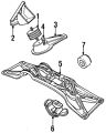 Jaguar Bracket-Engine M CAC8742OEM