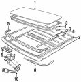 Panel-Sunroof, Discontinued (Limited Supply) (Jaguar OEM) CAP720OEM